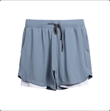 2-in-1 Quick-Dry Gym Shorts