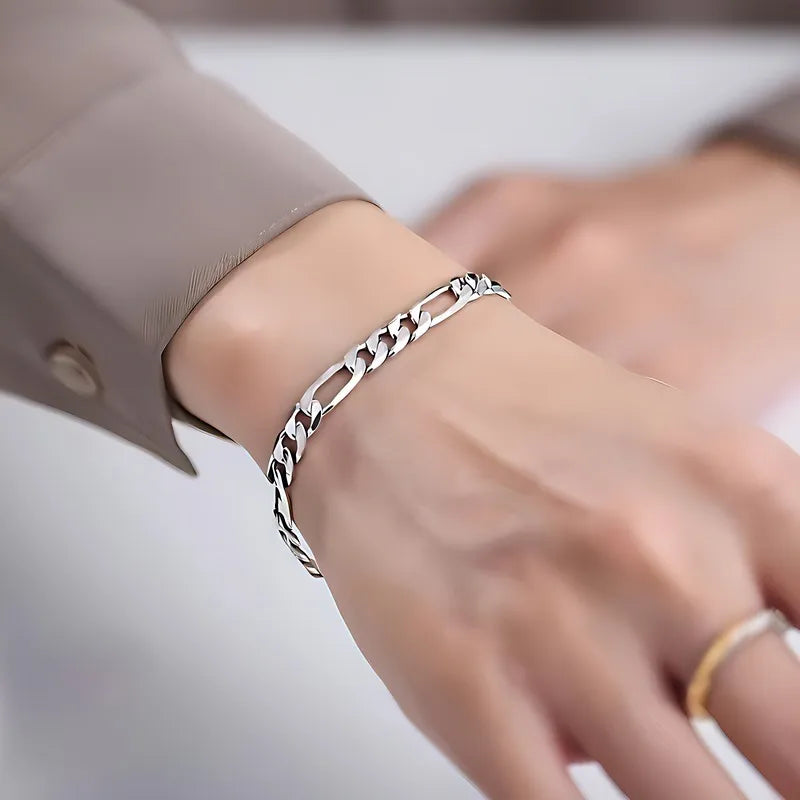 Silver-Tone Chain Bracelet