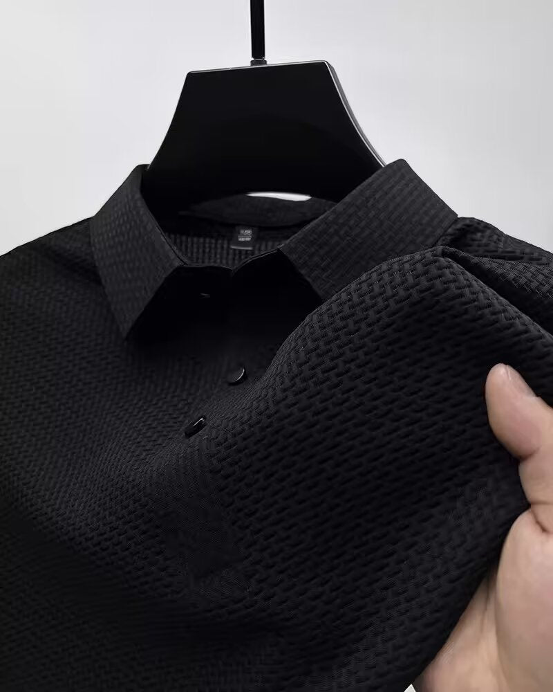Lapel Business-Casual Polo Tee
