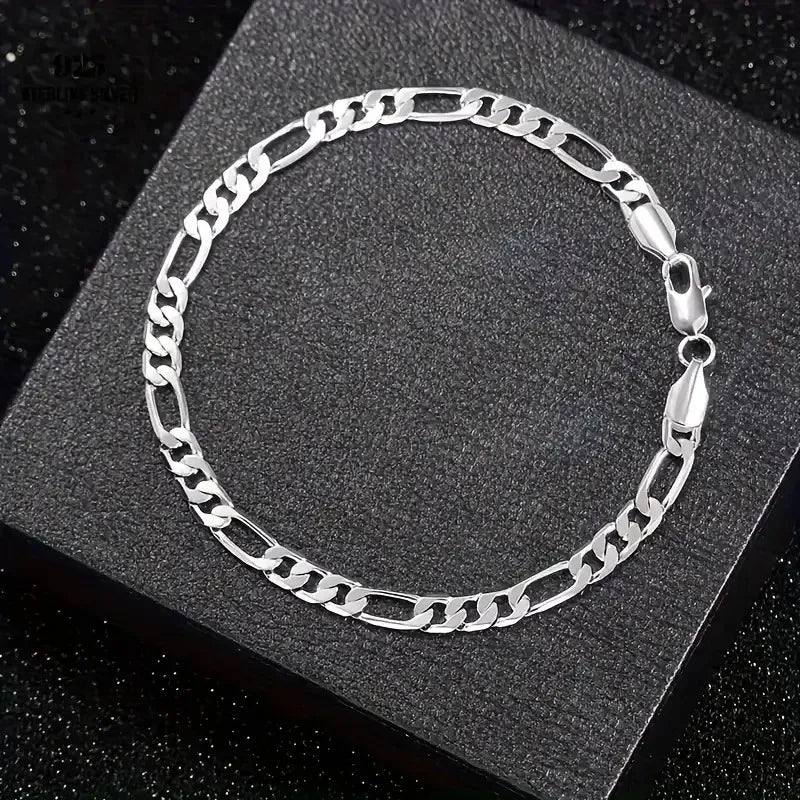 Silver-Tone Chain Bracelet