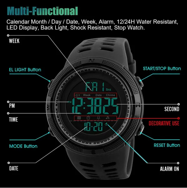 SKMEI Military Sport Watch