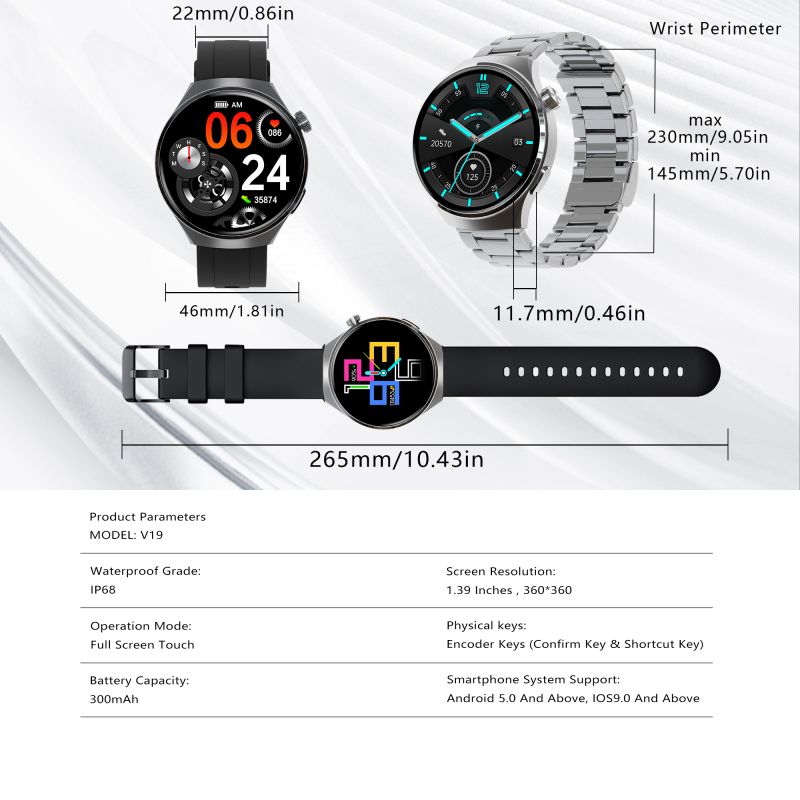 SENBONO V19 Business Smart Watch