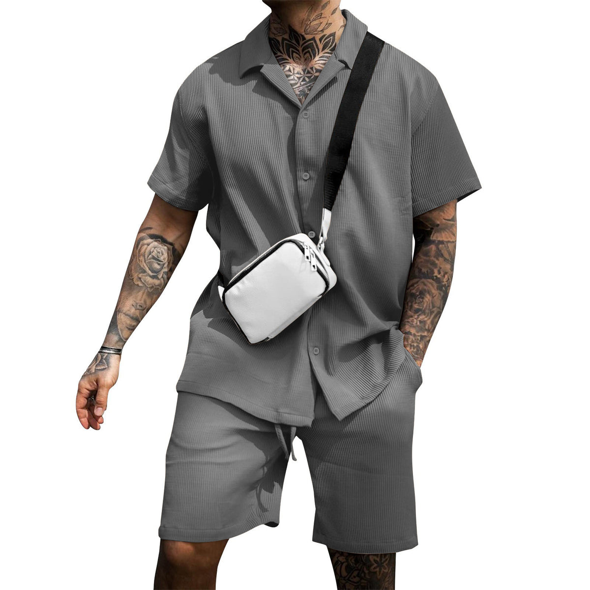 Polo & Shorts Matching Set