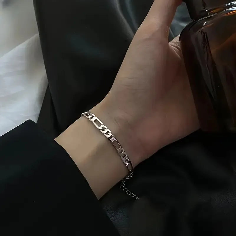 Silver-Tone Chain Bracelet