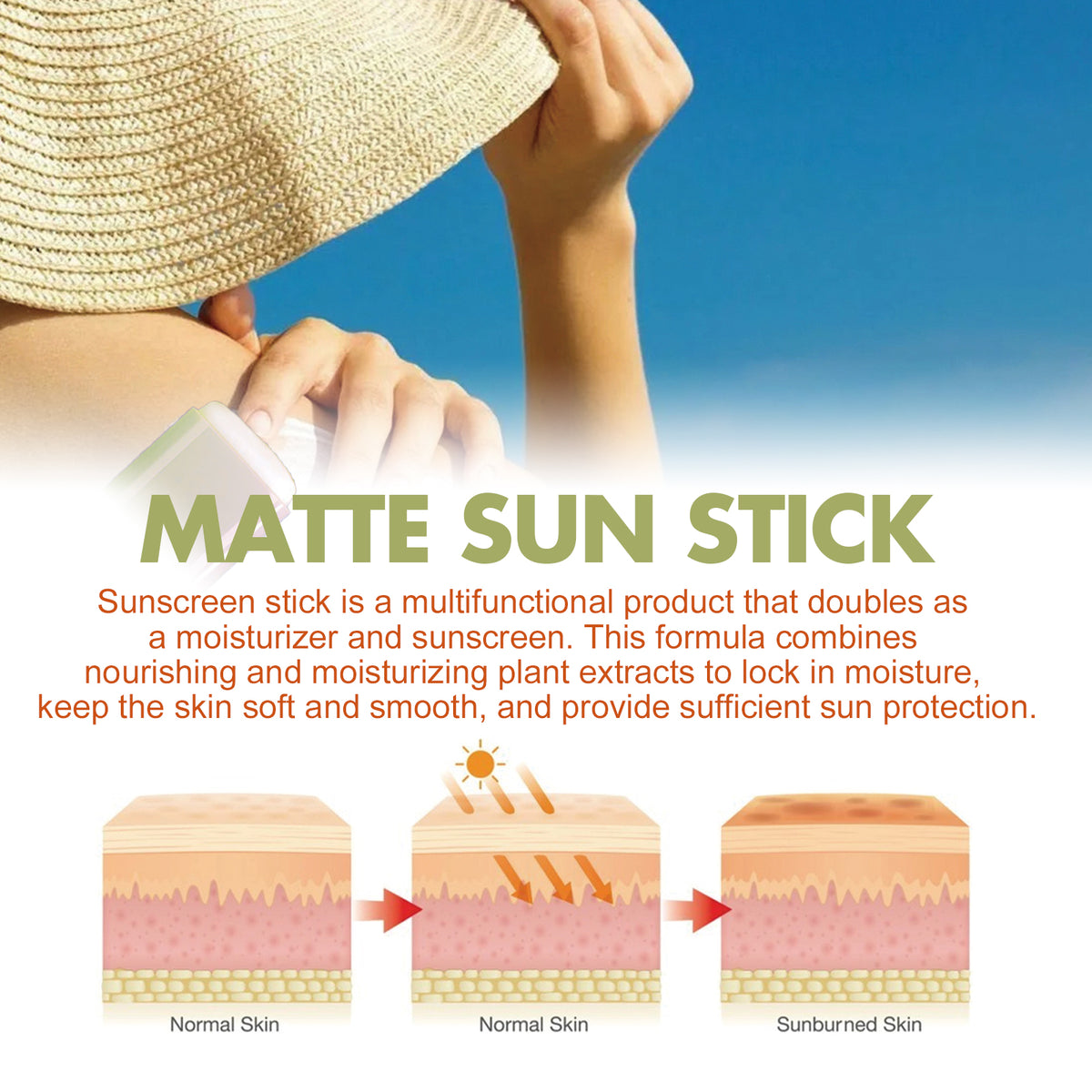 Matte Sunscreen Stick