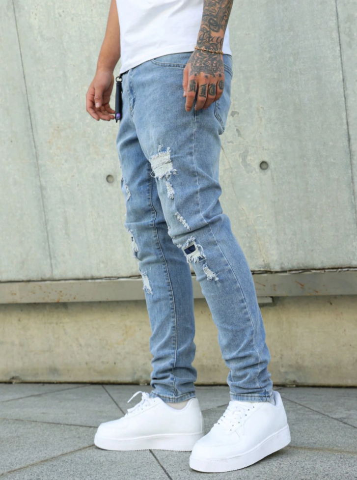 Clean Straight-Leg Jeans
