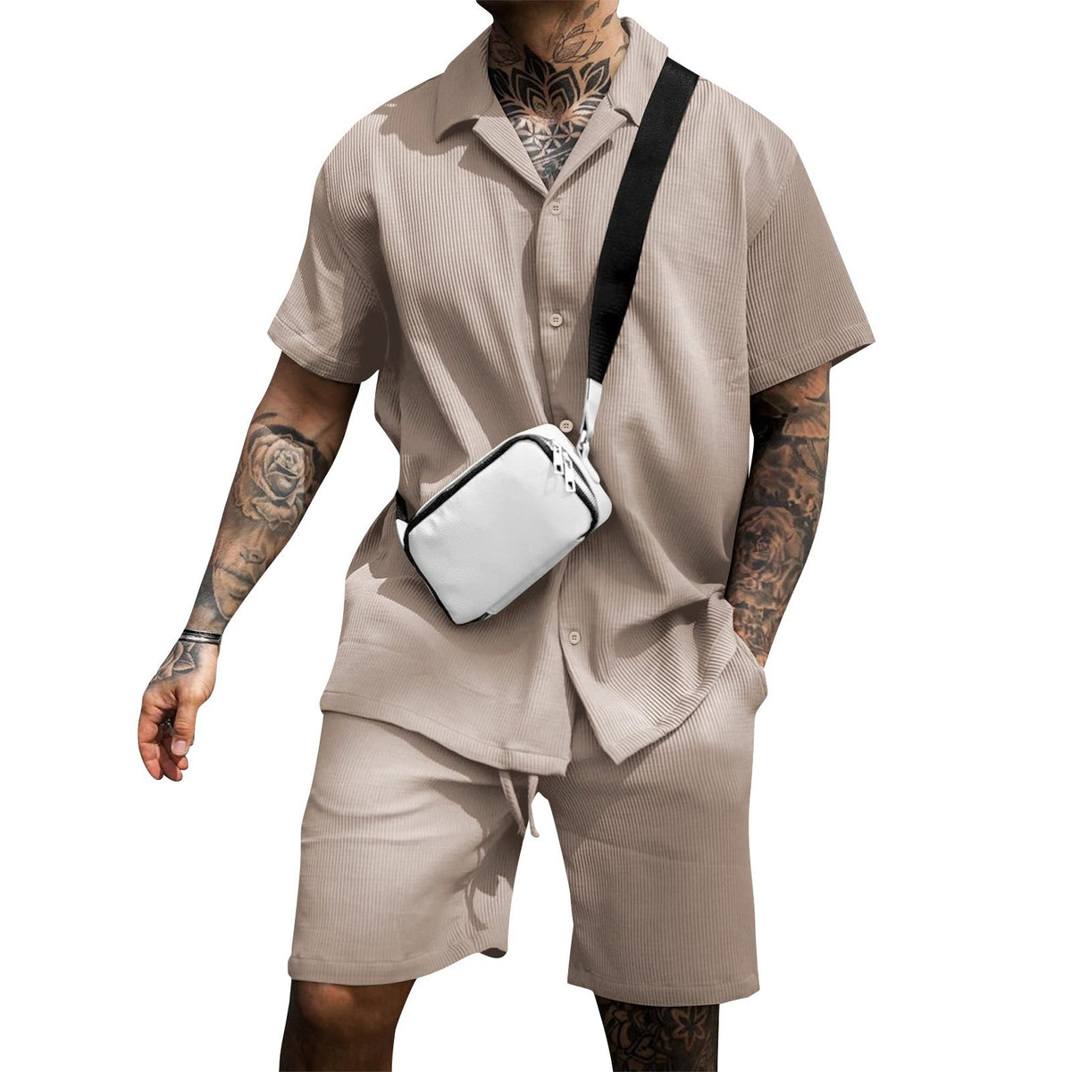 Polo & Shorts Matching Set