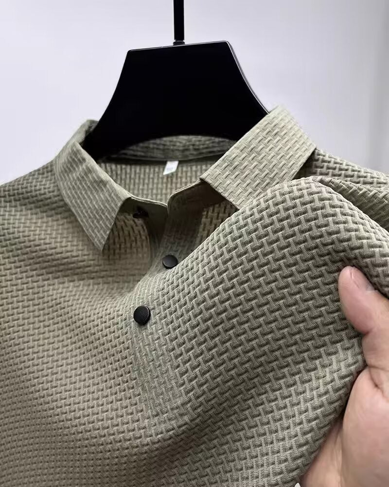 Lapel Business-Casual Polo Tee