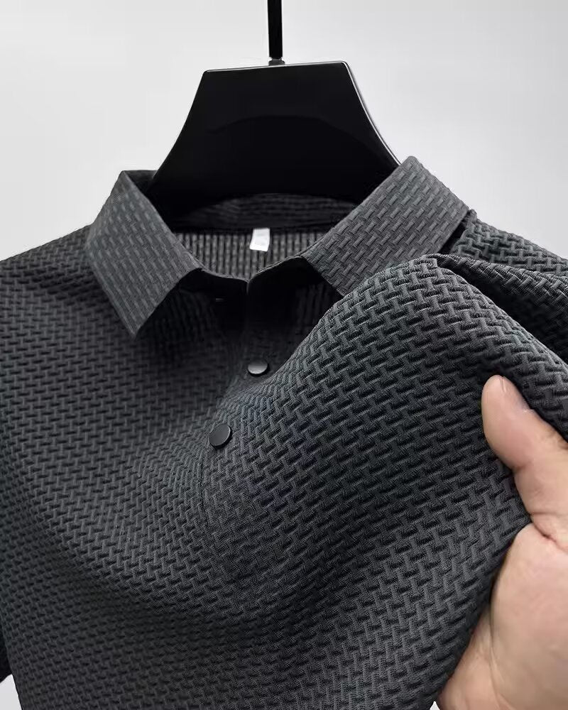 Lapel Business-Casual Polo Tee