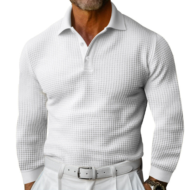 Long-Sleeve Vacation Button Shirt