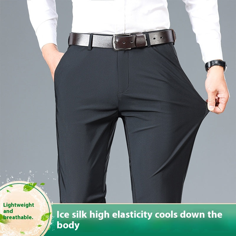 Slim Tailored Dress Trousers