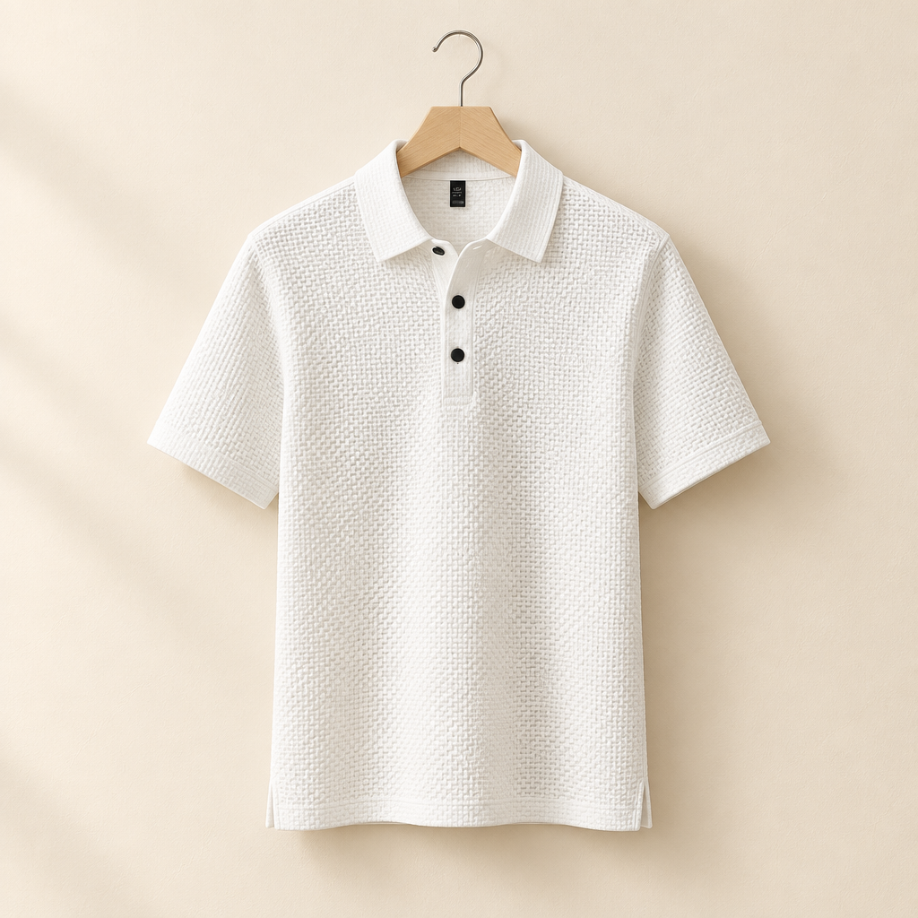 Lapel Business-Casual Polo Tee
