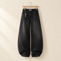 Black Wide-Leg Jeans