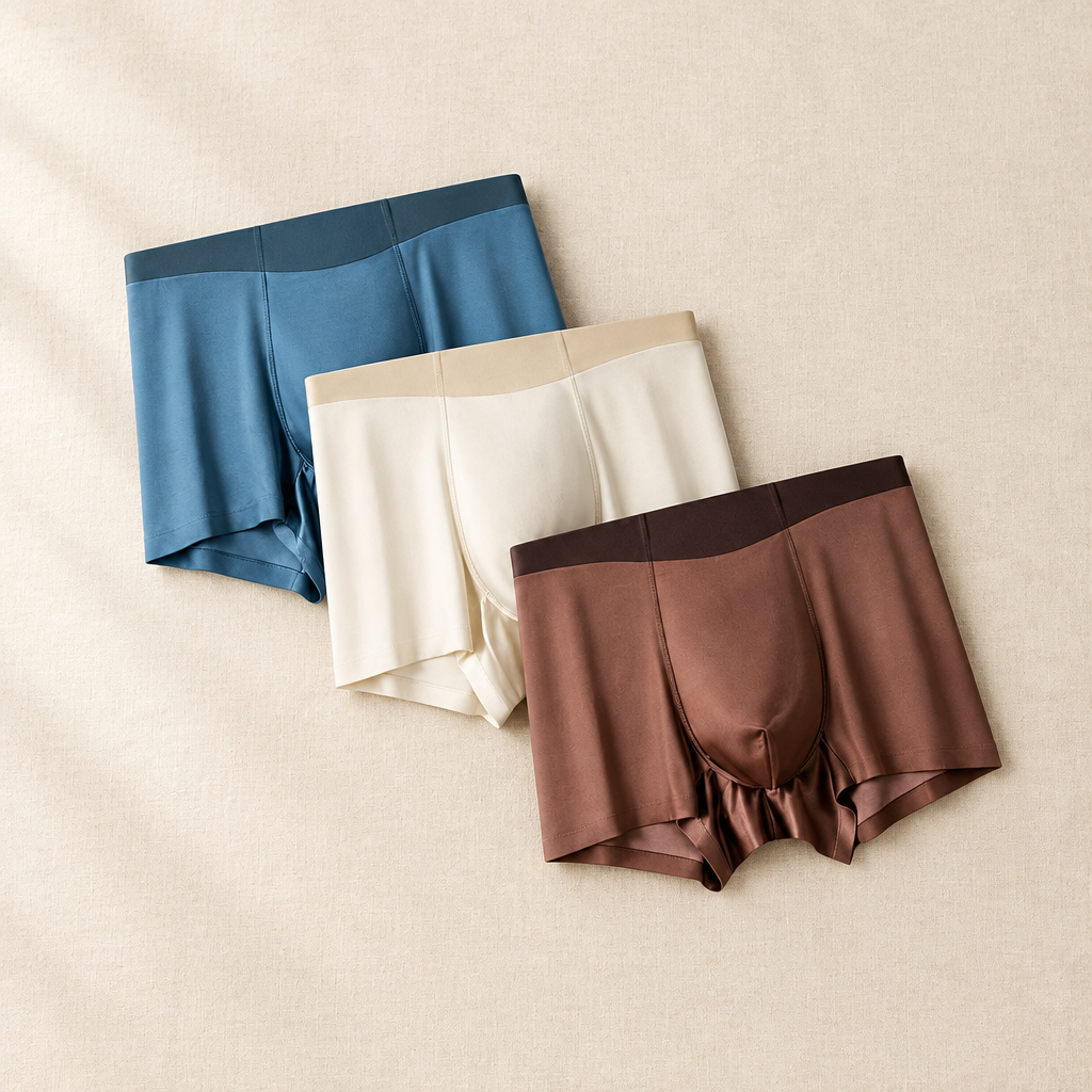 Satin Boxer Briefs, 3-Pack
