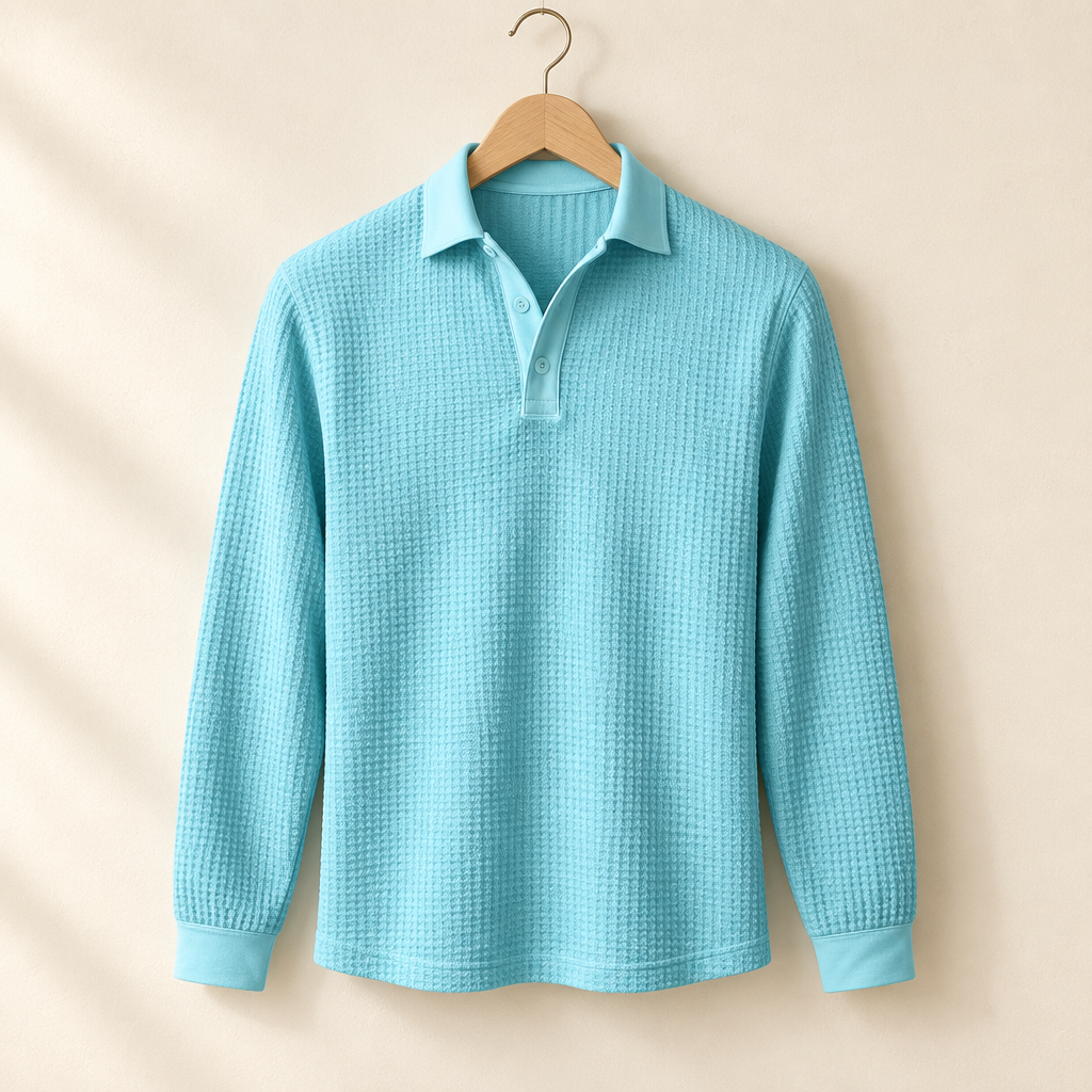 Long-Sleeve Vacation Button Shirt