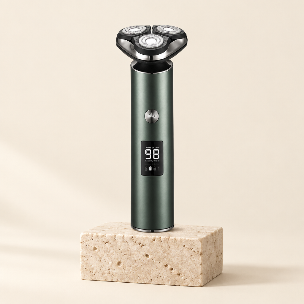 Triple-Head Electric Shaver