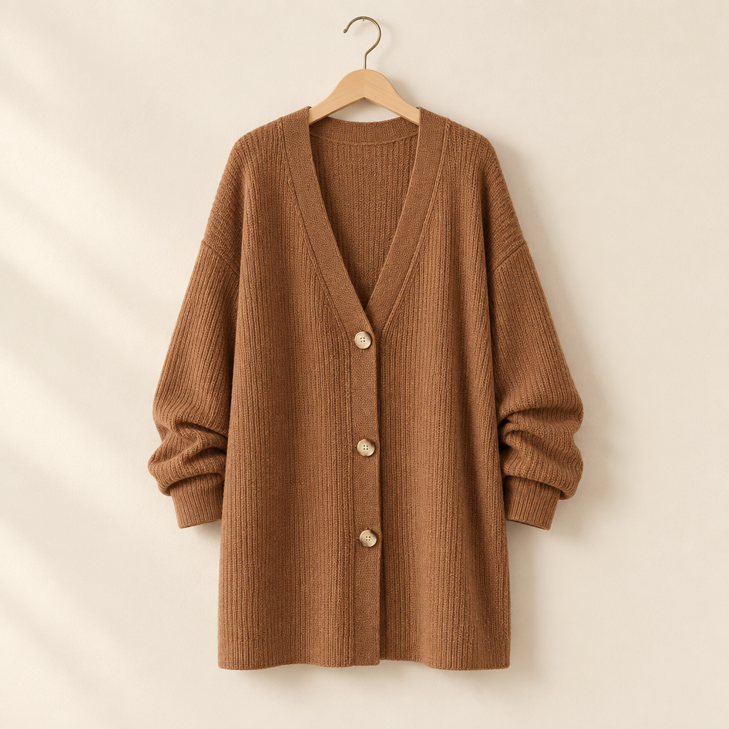 Soft Knit Open Cardigan Coat