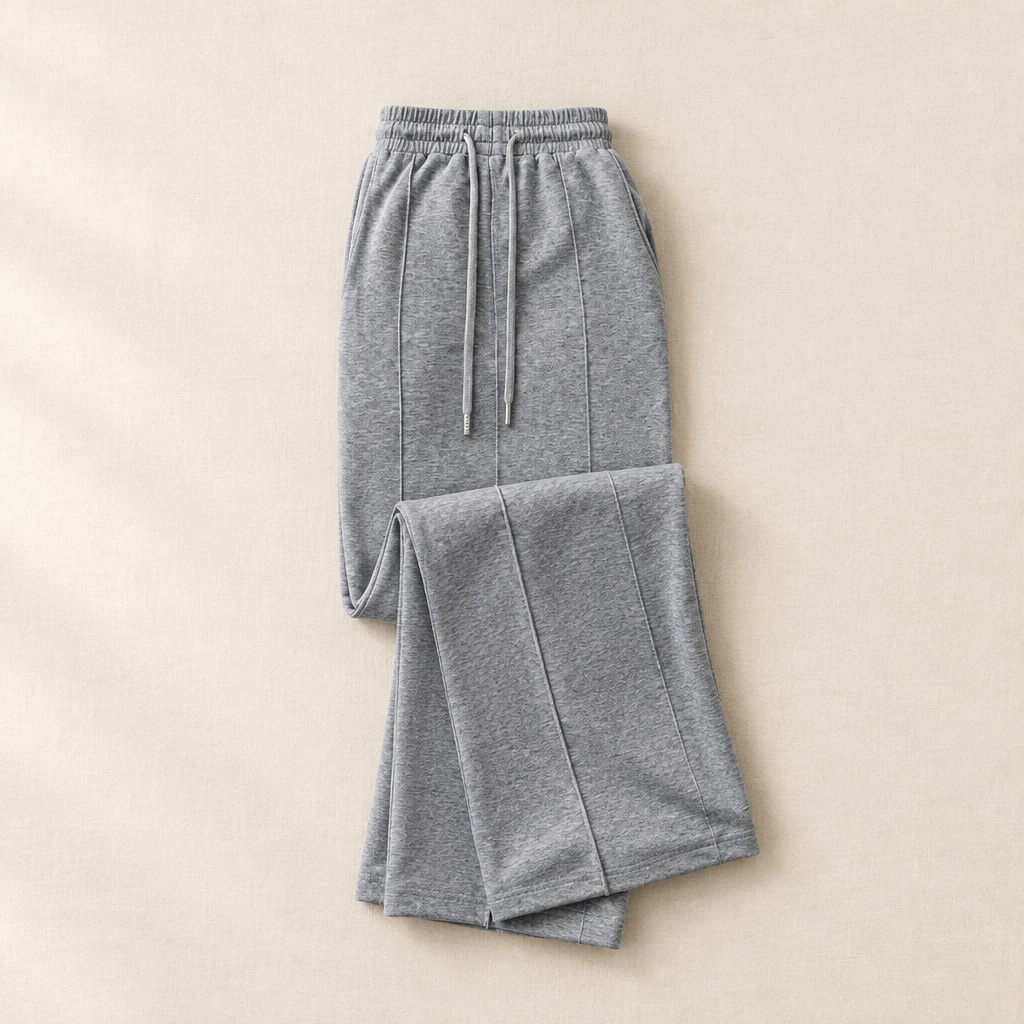 Drawstring Wide-Leg Trousers