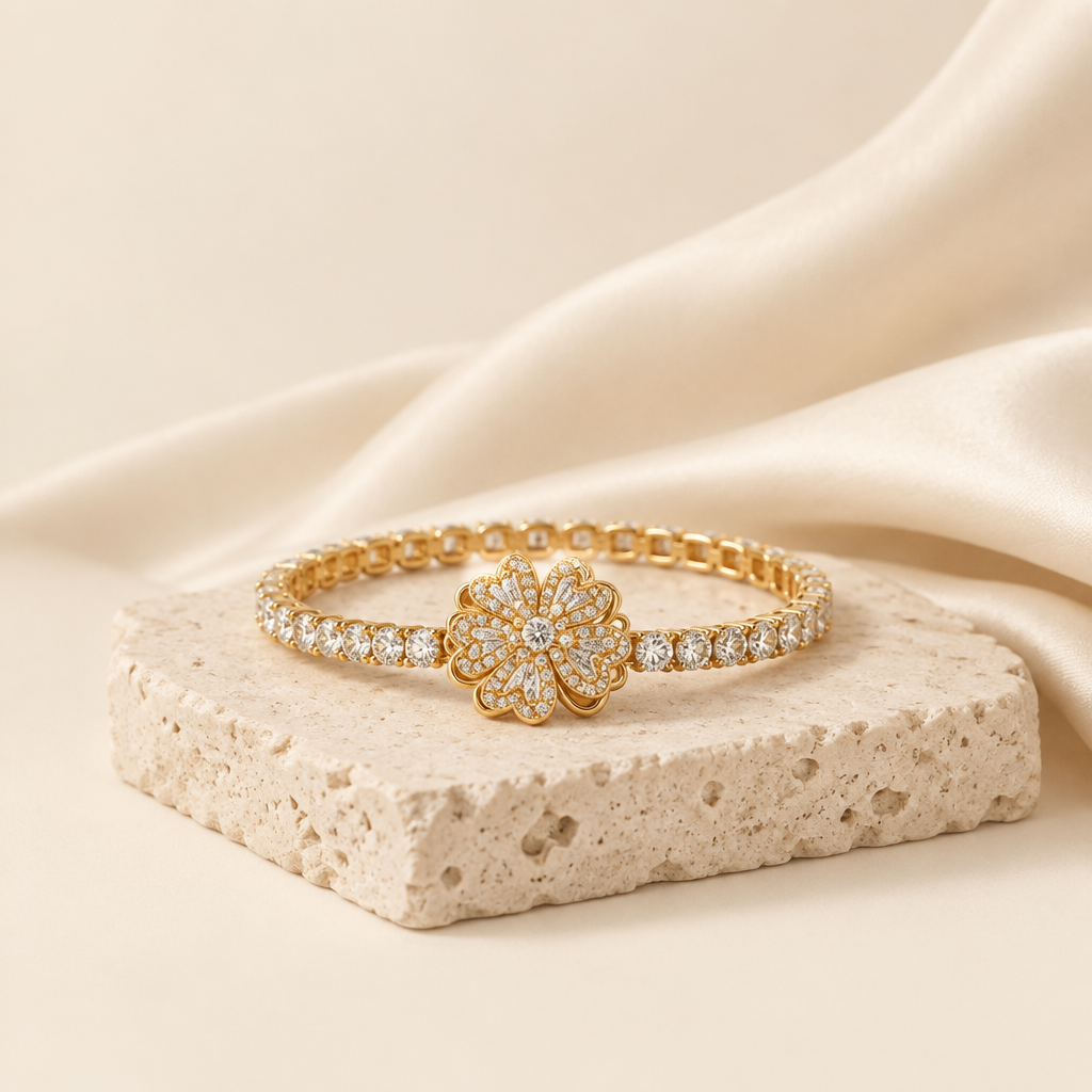 Infinity Heart Pavé Bracelet