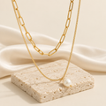 Layered Pearl Necklace