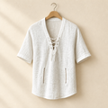 Short-Sleeve Button-Up Resort Shirt