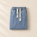 Wide-Leg Light Blue Jeans