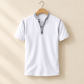 Knit Short-Sleeve Polo Shirt
