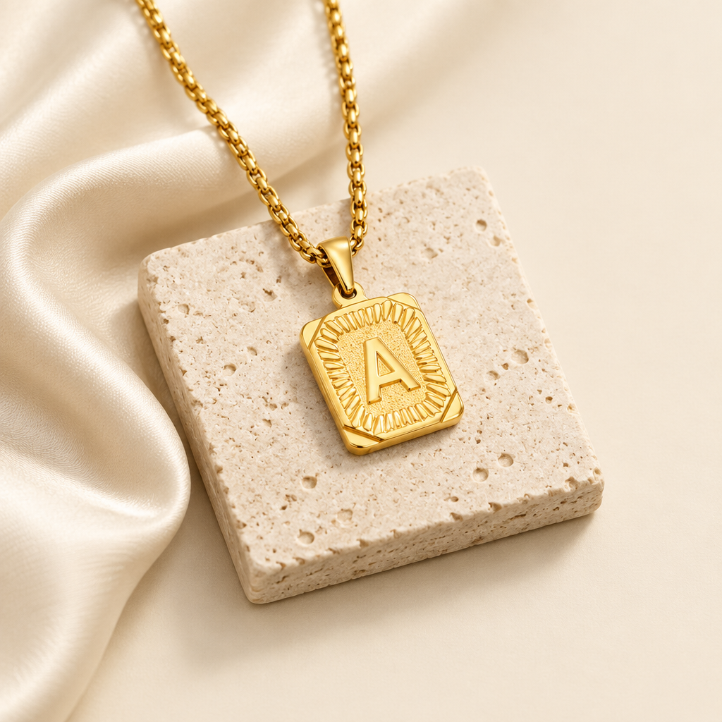 Gold Initial Pendant