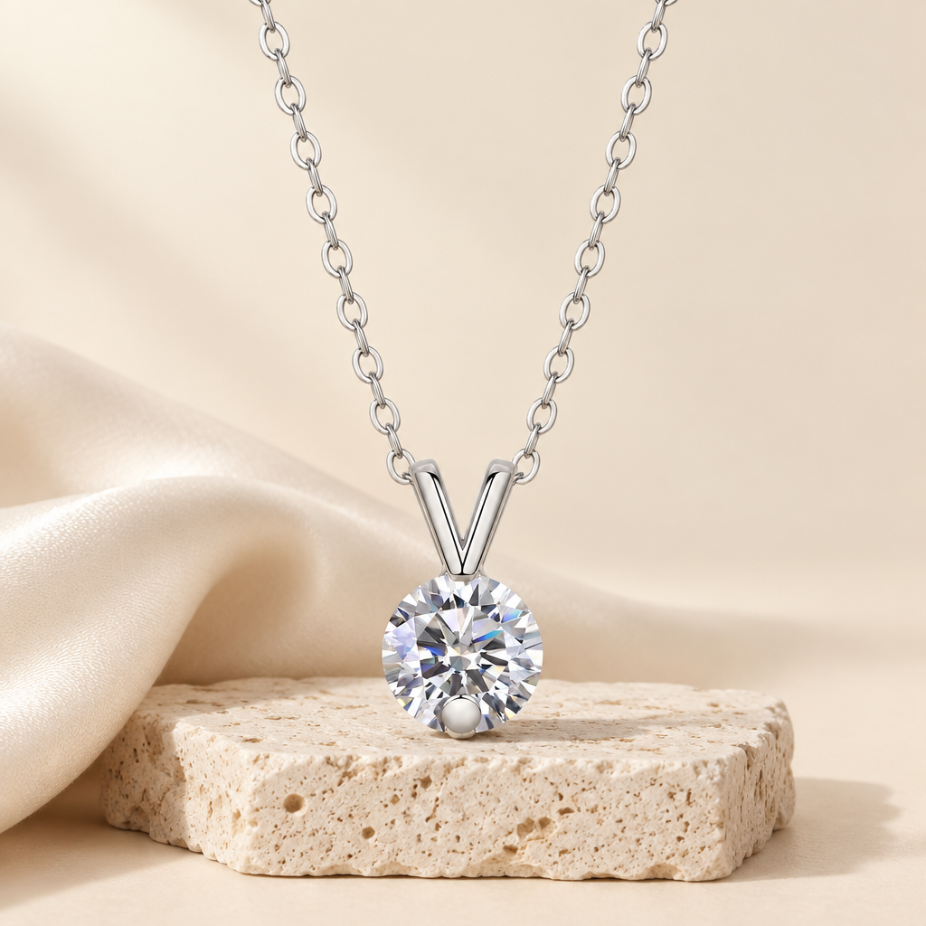 Diamond Sparkle Pendant Necklace