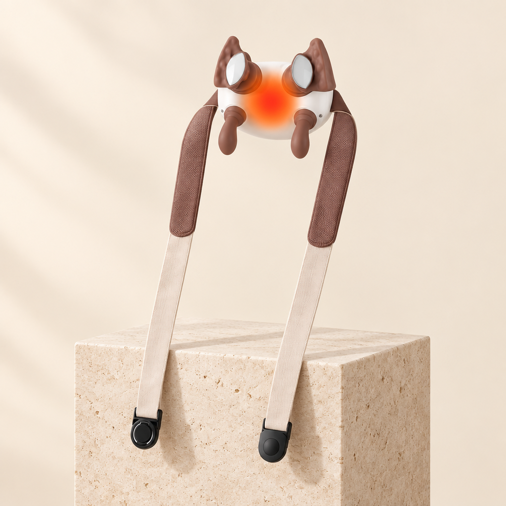 Human-Touch Neck Massager with Heat