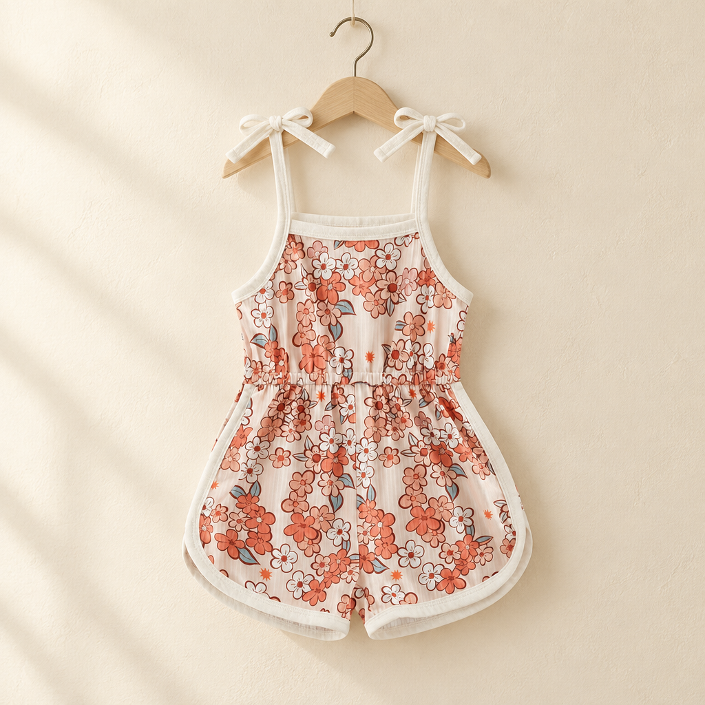 Floral Tie-Up Jumpsuit