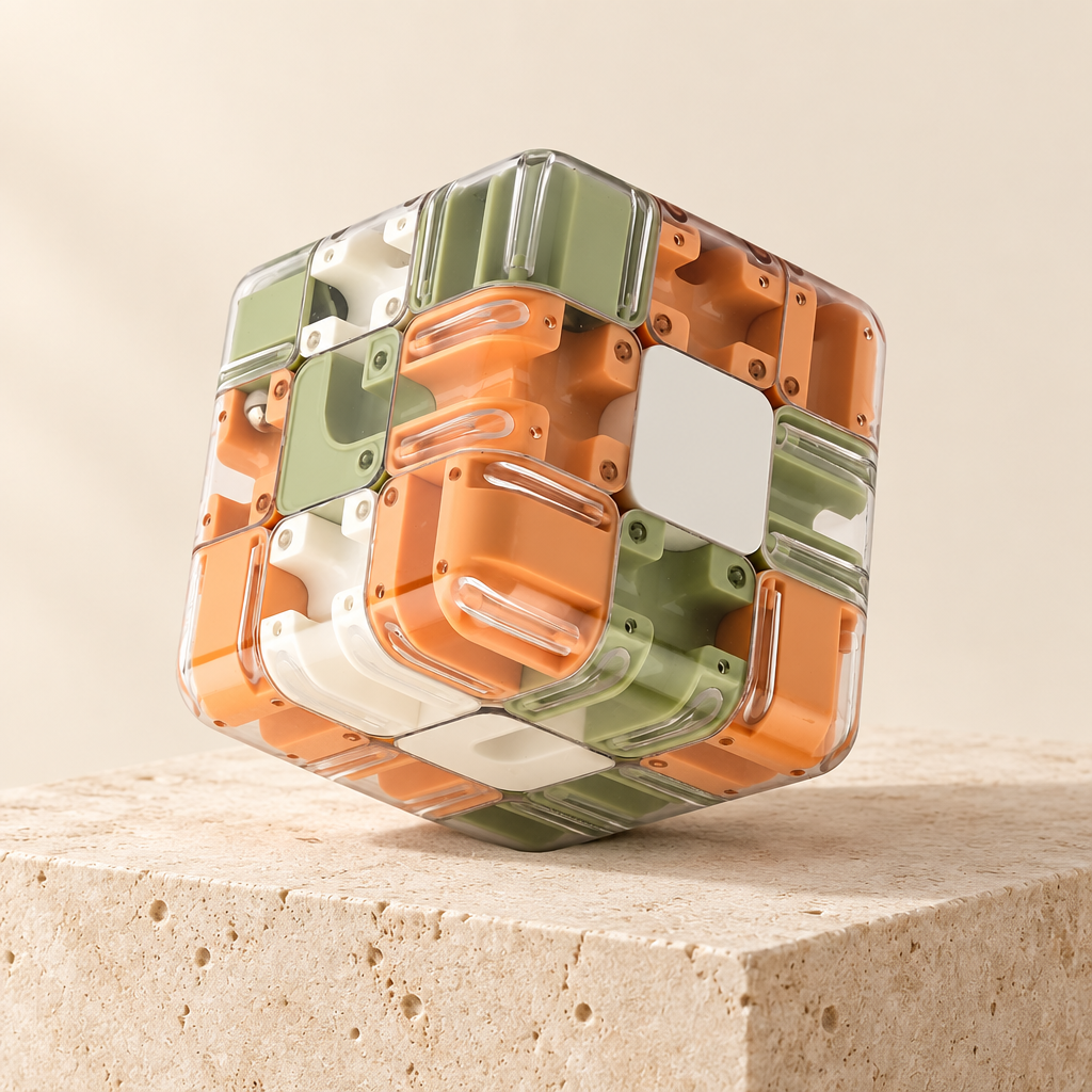 3D Maze Cube Puzzle