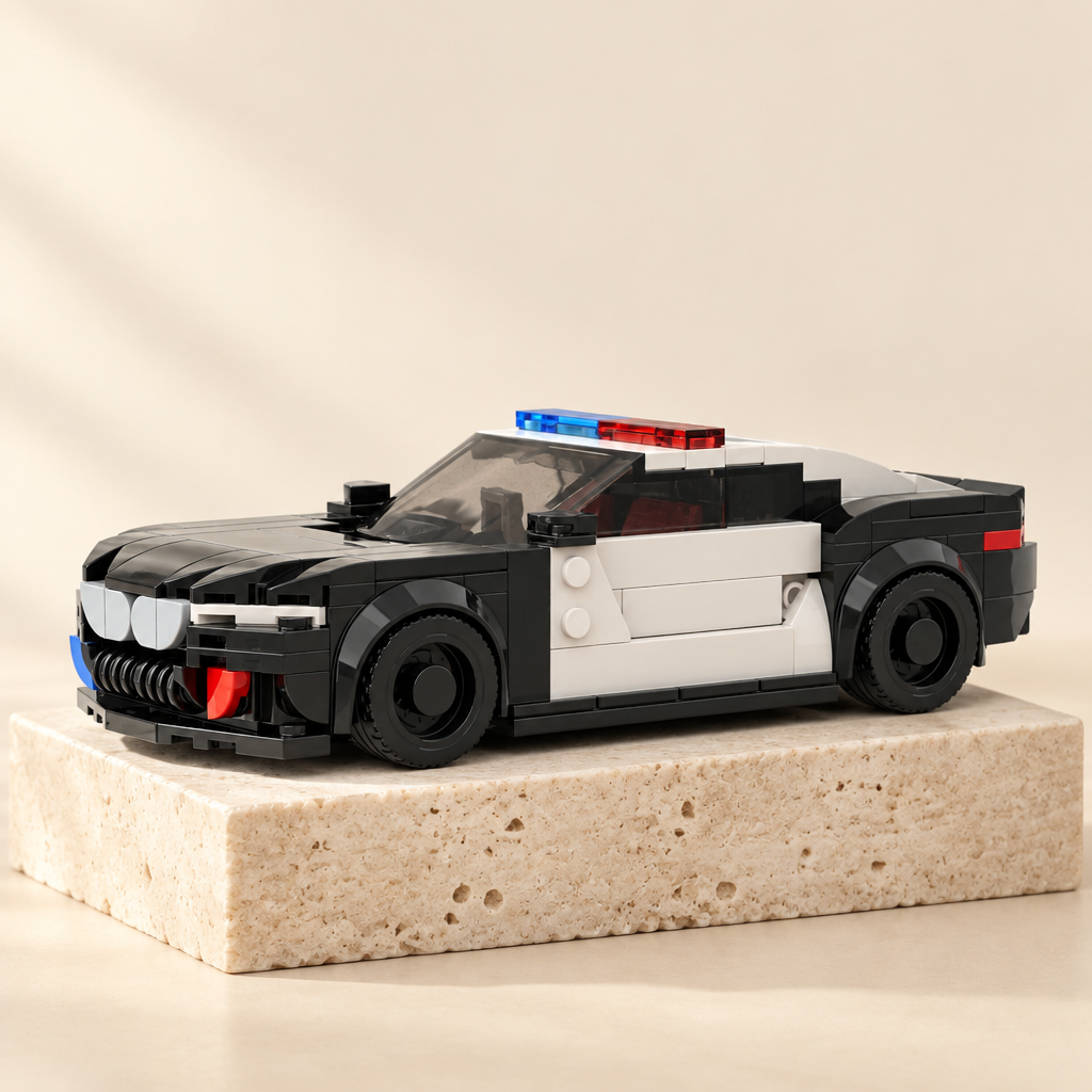 City Police Car Building Set (318 Pieces)