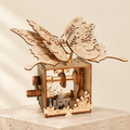 3D Wooden Carousel Music Box Kit
