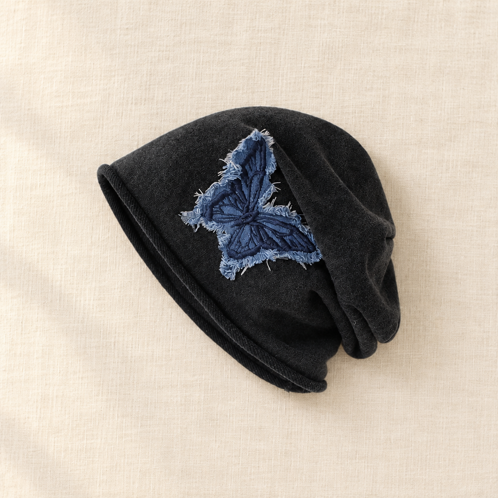 Kids Rolled-Brim Knit Beanie
