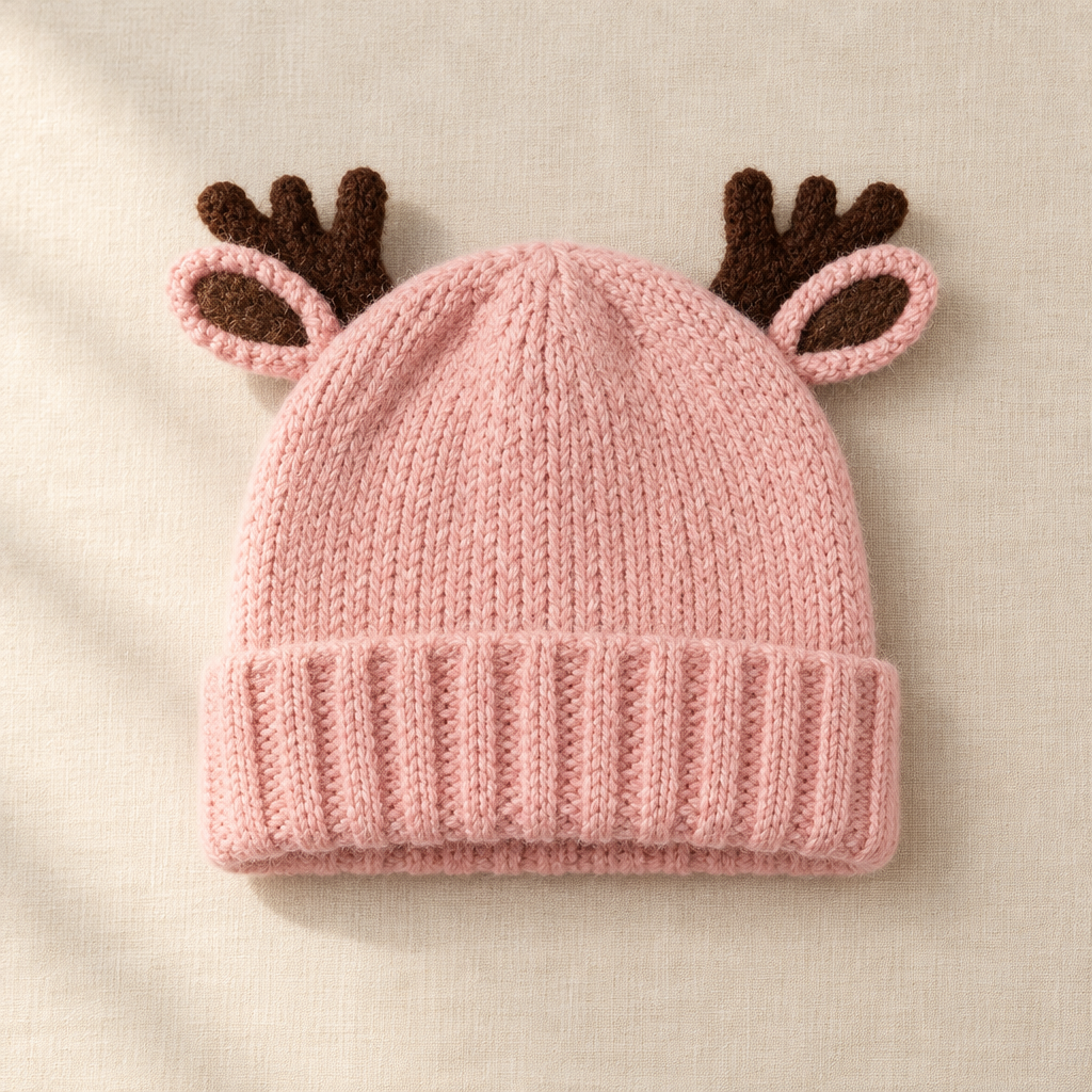 Pink Antler Bucket Hat
