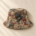 Bear Jacquard Bucket Hat